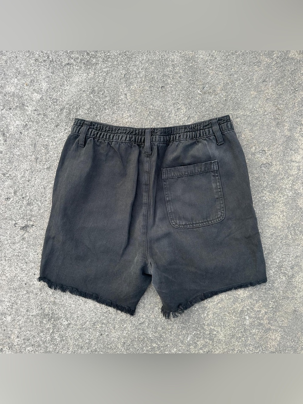 AERIE Women Washed Denim Shorts, Black - Picture 5 of 5